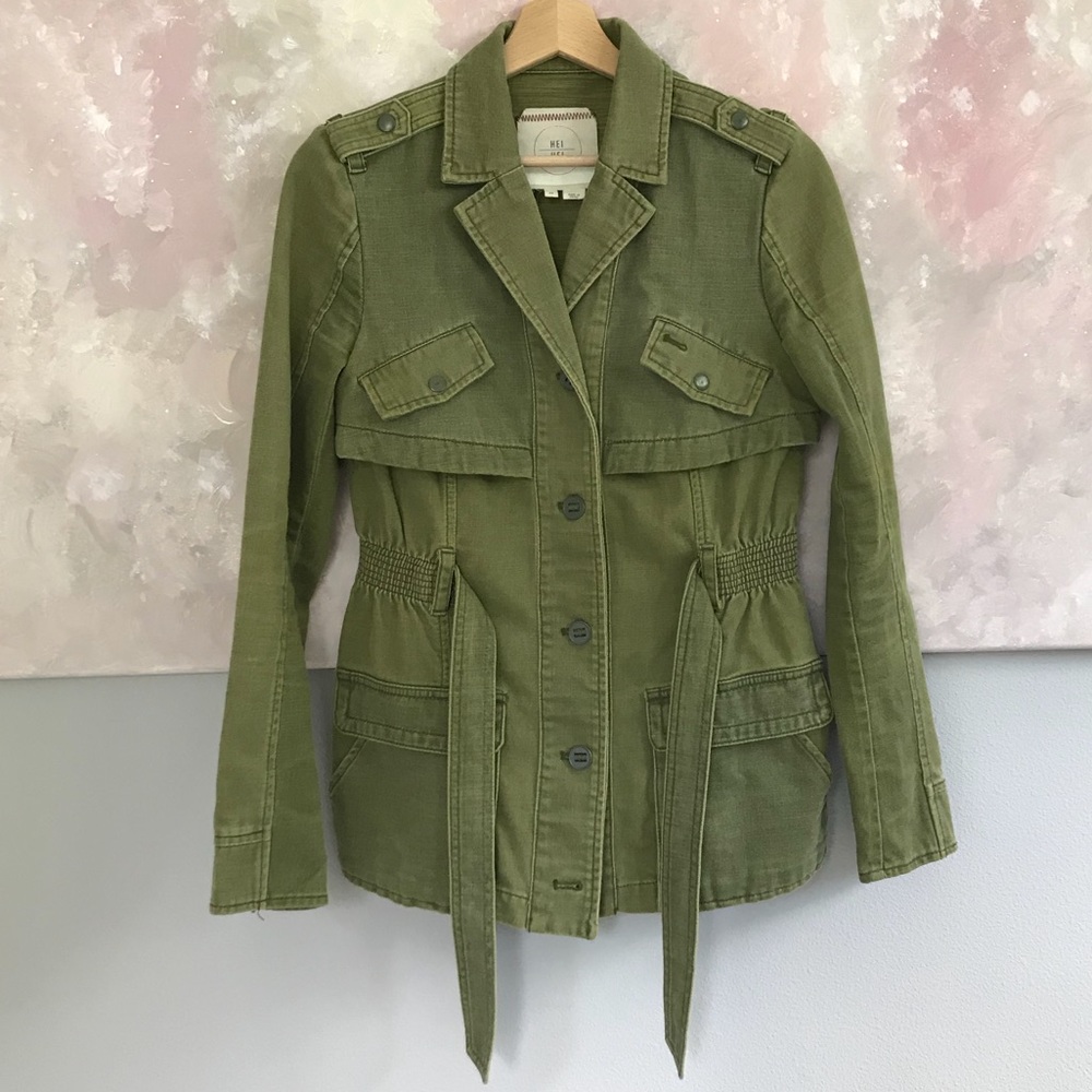 Anthropologie Green Jacket